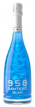 Santero 958 GLAM BLUE/kék, félédes 0,75 6,5% csillámporral