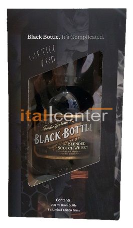Black Bottle Whisky 40% pdd.+ pohár